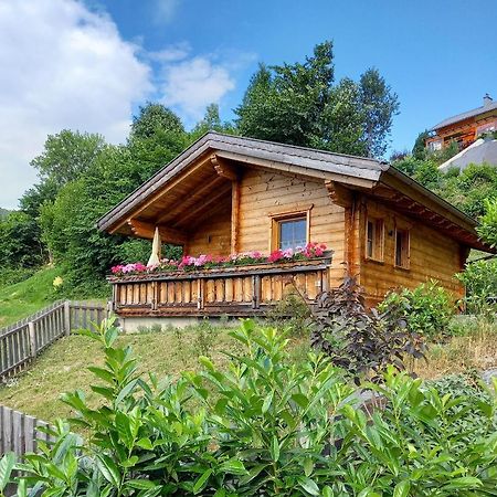 Das Paradieschen Edlitz - Stilvolles Blockhaus Mit Kamin Екстер'єр фото